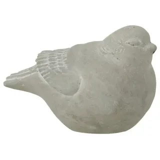 J-line Dekofigur Vogel Figuren Zement Grau Medium
