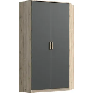 Eck-Kleiderschrank Kleideraufbewahrung Schrank Holzschrank "Canton IV"