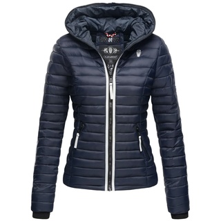 NAVAHOO Damen Steppjacke leichte Übergangsjacke mit Kapuze Kimuk Princess
