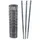 Wildzaun 50 m x 15 cm Grau/Stahl