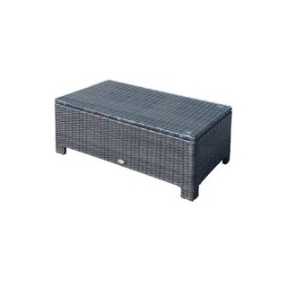 Outsunny Beistelltisch braun Metall B/H/L: ca. 50x39x85 cm