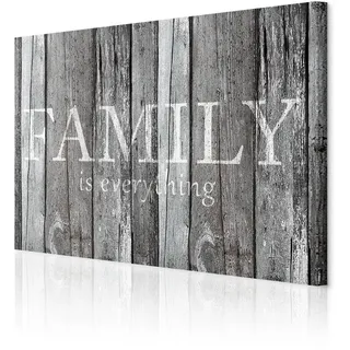 decomonkey Bilder Family 120x80 cm 1 Teilig Leinwandbilder Wandbild Familie | Strukturleinwand, Holzkeilrahmen, Bild auf Leinwand, Kunstdruck, Wanddeko, Wohnzimmer, Wanddekoration, Holz