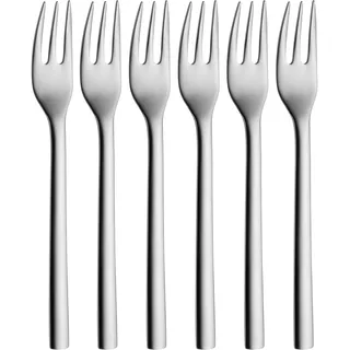 WMF Kuchengabeln Nuova Kuchengabel-Set, 6-teilig