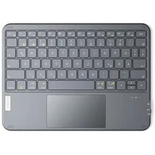 Inateck Tablet Tastatur mit Touchpad für iPad/Tablet/Windows/Laptop/PC Grau