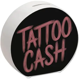 Tattoo Cash Spardose für Tattoo-Fans Ideal für Tattoogeschenke oder als lustige Sparbüchse