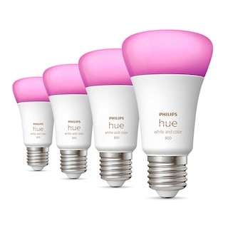 Philips Hue White & Color Ambiance E27 570lm 60W, 4er Pack