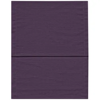 Tischläufer FINO aubergine (LB 150x40 cm) - lila - LB 150x40 cm