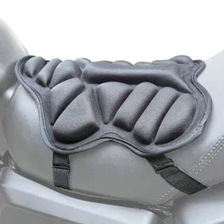 Motorrad-Sitzkissen – aufblasbare Luftpolster | stoßdämpfender Bezug mit Luft gefüllt, atmungsaktives und belüftetes Kissen | ergonomisches Zubehör zur Druckentlastung für V