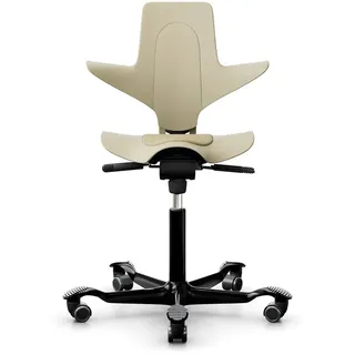 Bürodrehstuhl HÅG Capisco Puls HÅG Sitz sand beige, Designer Peter Opsvik, 55x87-115x47-54 cm
