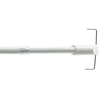 LIEDECO Scheibenstange 1-läufig Ø 12 mm 135 cm Weiß