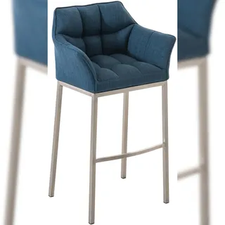 CLP Barhocker Damaso Stoff blau
