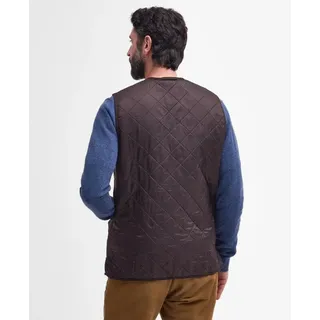 Barbour Polarquilt Waistcoat Zip-In Liner - Daunenweste - Herren Dark Brown XXL