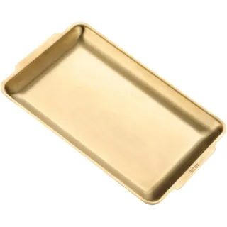 Goldener Edelstahlteller 32 X 16 Cm Sushi-teller Für Grillen, Aufbewahrung Von Lebensmitteln, Kochen, Partys