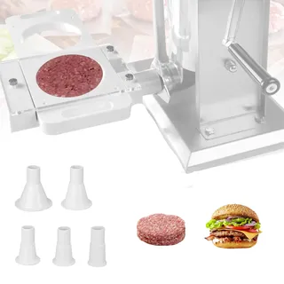 Burgerpresse, Automatischer Hamburger Patty Maker mit 5 Adapterrohren Manuelle Burger Maker für Wurstfüller Kunststoff-Burger-Maschine von Hamburger-Pressform-Hersteller