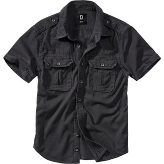 Brandit Vintage Hemd, schwarz, Größe S