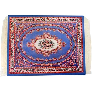 Mini Teppich Mauspad mit Quaste Oriental Persian Mouse Pad 28x18 cm | Kreative Orientteppich Muster, Perserteppich, Rutschfeste Gummibasis, Kleiner Teppich Tisch Mousepad, Matte