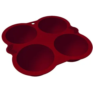 Halbkugel-Silikonform, 4 Mulden, große Halbkugeln, Halbkugelform, Muffin, Schokolade, Backform, Silikonform für Kuchen, Gelee, Kuppel-Mousse