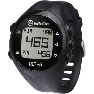 TecTecTec ULT-G multifunktionale GPS-Golfuhr, LC-Display, Golfplätze in aller Welt vorinstalliert