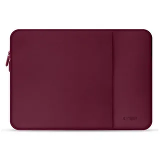 Tech Protect Laptoptasche Tech Protect Neopren, Laptoptasche 15 16 quot Burgunderrot rot