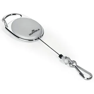 Durable Ausweishalter JOJO STYLE 832710, Clip, grau,