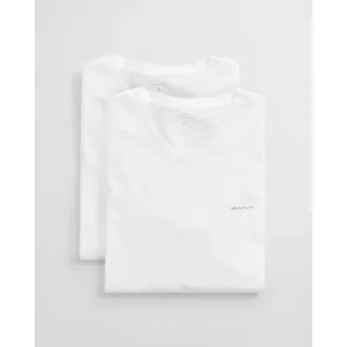 GANT V-Neck T-Shirt 2-Pack weiß M