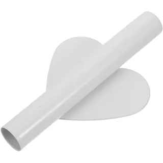 OFFIGAM Halbe Vase für Wand in Herzform aus Edelstahl Minimalistische Klebe Hängevase für Blumen Platzsparendes Design und Vielseitige Nutzung in Kleinen Wohnungen