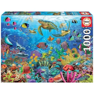 Educa 9219266 Puzzle 1.000 Teile Unterwasserwelt