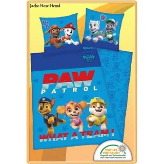 Linon Bettwäsche PAW Patrol Hundestaffel Hund - Blau