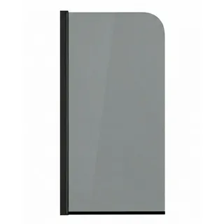 Badplaats B.V. Duschwand Torino 60 x 140 cm Schwarz
