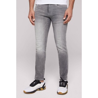 CAMP DAVID Regular-fit-Jeans mit zwei Leibhöhen grau 29