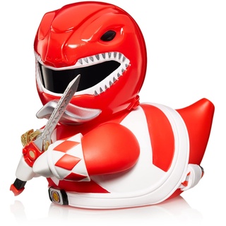 TUBBZ Rote Ranger Sammel-Enten-Vinylfigur - Offizielle Power Rangers Merchandise - Kinder TV & Filme