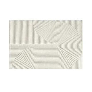 Möbel Kraft Elio Webteppich 80 x 150 cm Creme/Beige