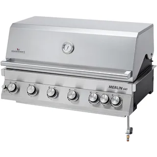 Merlin 641, Built-In Einbaugrill, 6 Brenner Gasgrill mit Gussrosten, 24,2kW