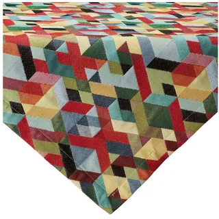 Erwin Müller Mitteldecke Mitteldecke, Jacquard Grafik bunt