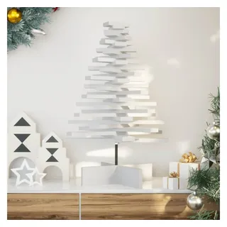 vidaXL Weihnachtsbaum zum Schmücken Weiß 80 cm