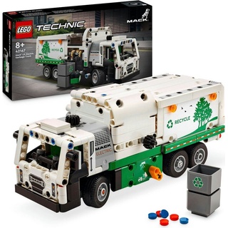 LEGO® Konstruktionsspielsteine Mack® LR Electric Müllwagen (42167), LEGO Technic, (503 St), Made in Europe bunt