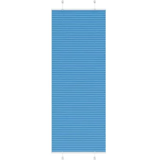 vidaXL Plissee Blau 80 x 200 cm / Fenstergröße (Velux) blau