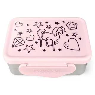 ergobag Edelstahl-Brotdosen Rosa