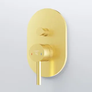 Steinberg 100 Einhandwannenmischer Brushed Gold