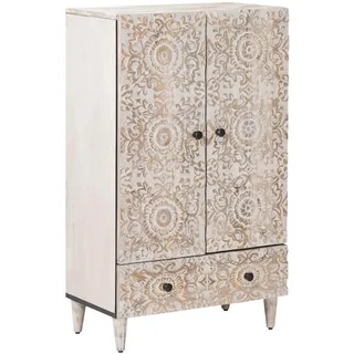 vidaXL Highboard 60 x 33,5 x 100 cm Weiß