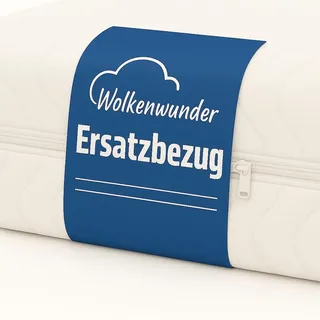 Wolkenwunder Mikrofaser-Ersatzbezug 80x200 cm für Topper von 5-7 cm Höhe, waschbar bis 60°C