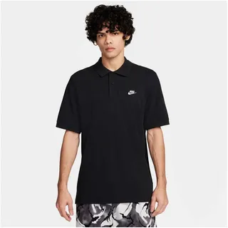 Nike Nk Club Kurzarm-poloshirt Black / White 2XL