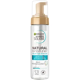 Ambre Solaire Natural Bronzer Self Tan Mousse (Coconut), 300 g, Braun, Vegan, Dunkel