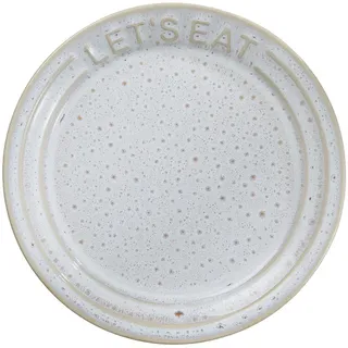 Butlers Frühstücksteller, Beige, Keramik, 20x2.2x20 cm, Essen & Trinken, Geschirr, Teller