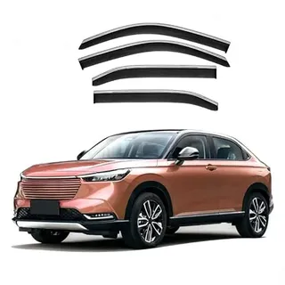 PREZ 4 Stück Windabweiser Regenabweiser für Honda HRV RV 2021-2024, Vorn Hinten Autofenster Seitenfensterabweiser Schutz vor Wind und Regen