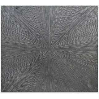 Menzzo Pradesh Kopfteil, Holz, Grau, 160 x 3,5 x 140 cm