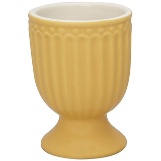 Greengate Eierbecher Alice Gelb 6,5 cm Keramik Everyday Geschirr Honey Mustard