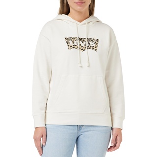 Levi's Damen Graphic Standard Hooded Sweatshirt Hoodie, Batwing Leopard, L