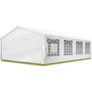 TOOLPORT Partyzelt 5 x 8 m  inkl. Seitenteile weiß 90108