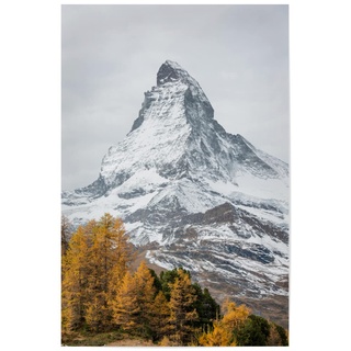artboxONE Poster 45x30 cm Berge Natur Matterhorn von Riffelberg - Bild Matterhorn Matterhorn riffelberg
